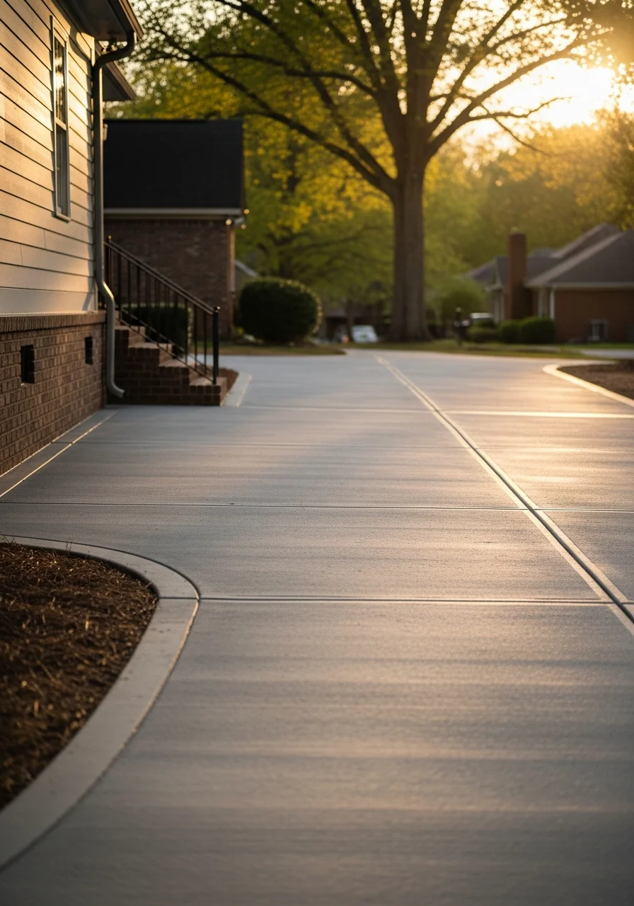 Close-up of a Greensboro homeowner standing in front of their property entrance.